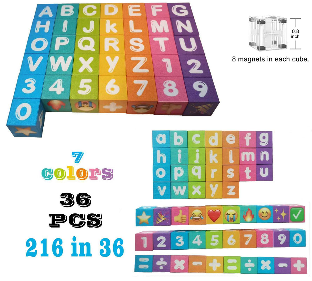 amdohai portable magnetic letters blocks learning in action during classroom or home activities