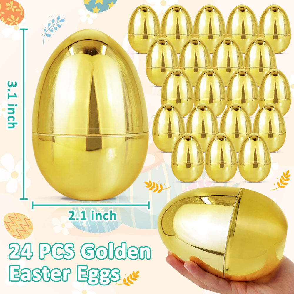 The AMENON hinged 3-1-inch Easter egg keeps halves together during hunts.
