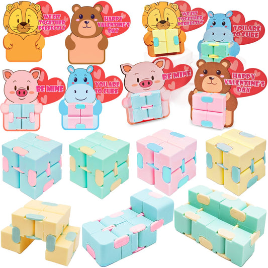 AMENON Infinity Cube multi-color pack shows tactile fidget fun for focus