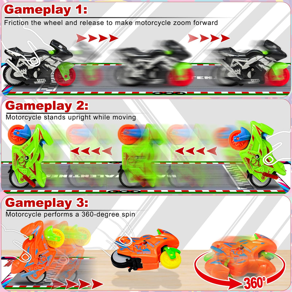 AMENON valentines track-design cards inspire fun racing-themed exchanges.