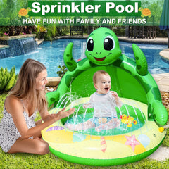 AMENON water sprinkler attachment adds refreshing spray for playful cooling.