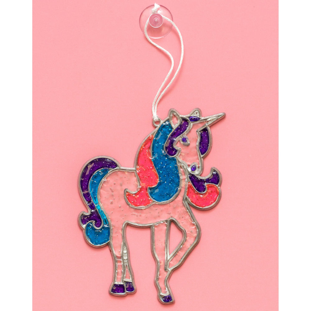 American Crafts Darice ColorBok Suncatcher Kit stands 5.5 inches tall