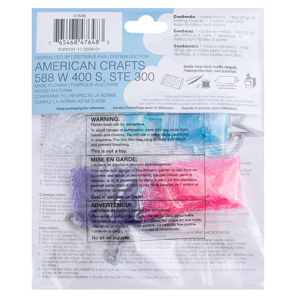 American Crafts Darice ColorBok Suncatcher Kit suction cup for easy window display