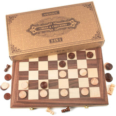 AMEROUS two extra queens included for pawn promotion options.