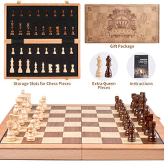 AMEROUS anti-scratch surface keeps pieces smooth and quiet during moves