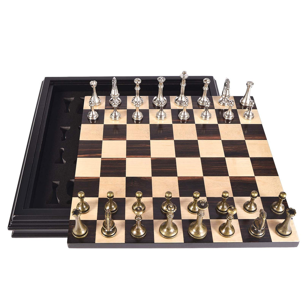 AMEROUS chess set packaged elegantly as a refined gift option.