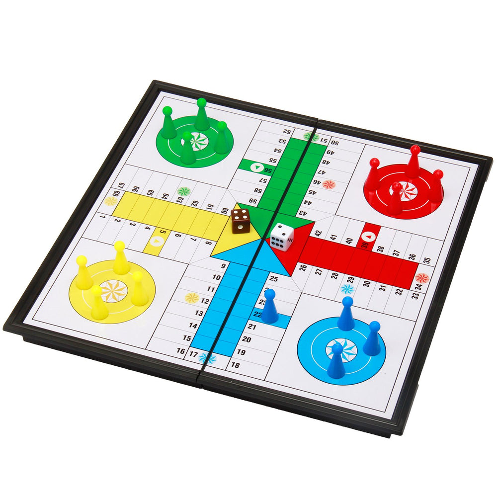 Amerous Ludo Go board folding travel design for portability