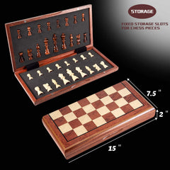 AMEROUS magnetic pieces stay securely on the board during play.