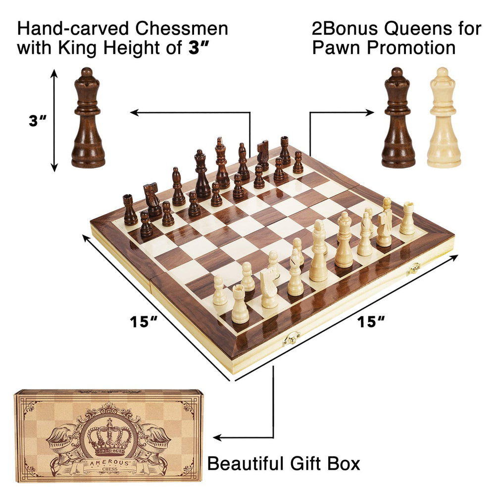 AMEROUS two extra queens included for flexible play options.