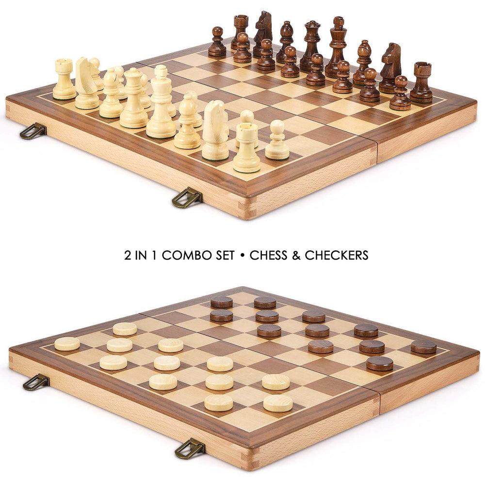AMEROUS weighted chess pieces close-up showing stable feel for precise moves