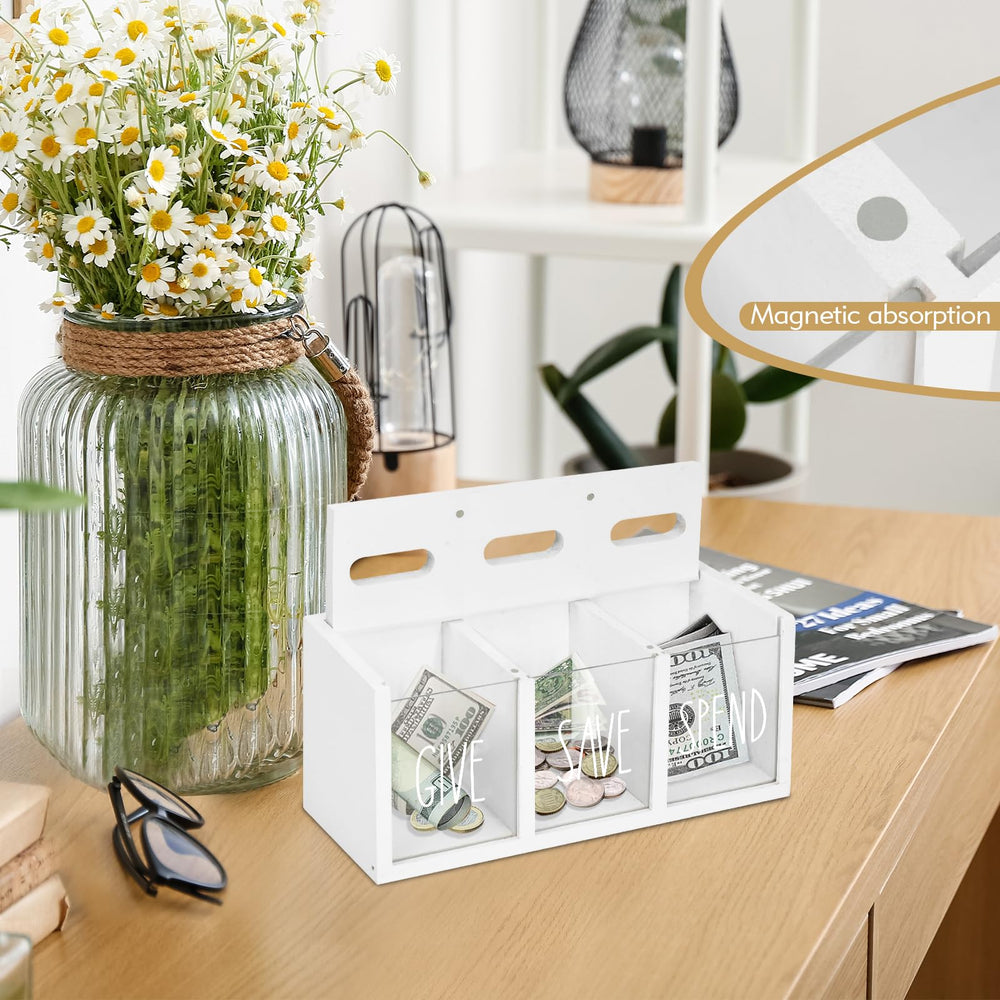 Ameuphercy gift-ready money box blends craftsmanship with practicality.