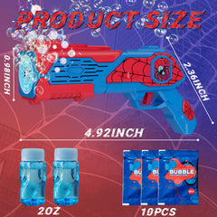 Amiabling Spider-Bubble Gun kid-safe ABS construction ensures safe play.