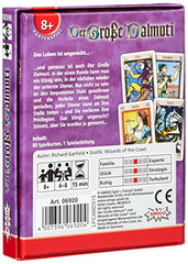 AMIGO Great Dalmuti hand of cards ready to play showing ranking mechanics