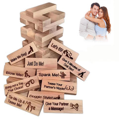 AMIITRY couple game blocks with romantic chats for date night
