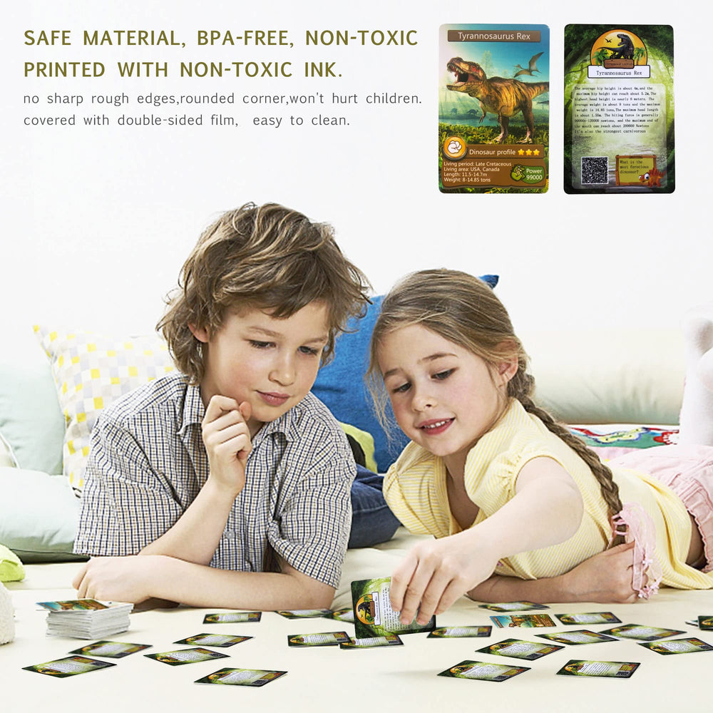 AMINFUN dinosaur cards engage kids during reading time and play