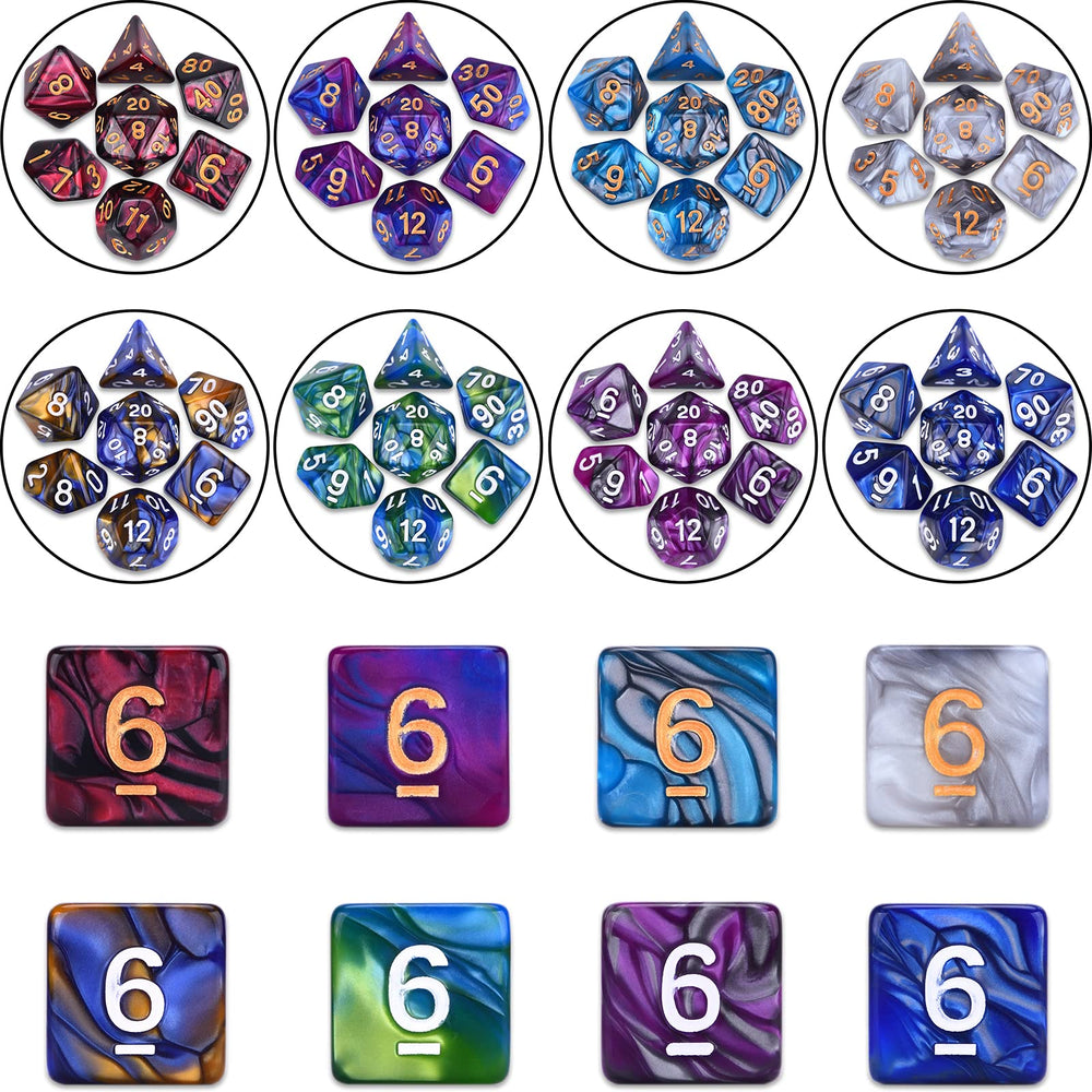 Amiven dragon bag holds the dice securely for easy gaming on the go.