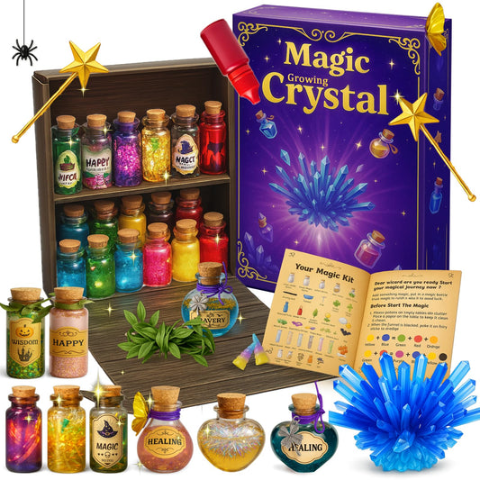 AMIZEY Potion Kit: 20 bottles for creative science and crafts.