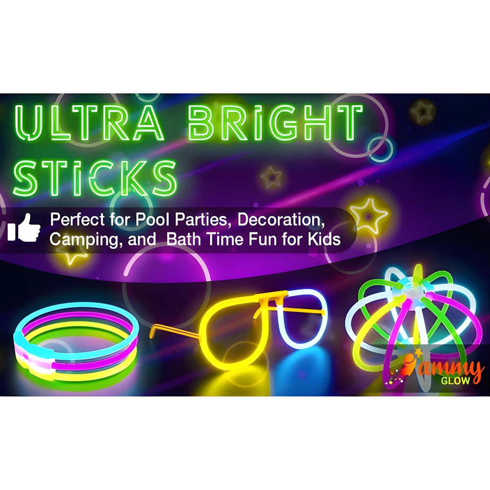Ammy Glow kid-safe, waterproof materials support worry-free glow fun.