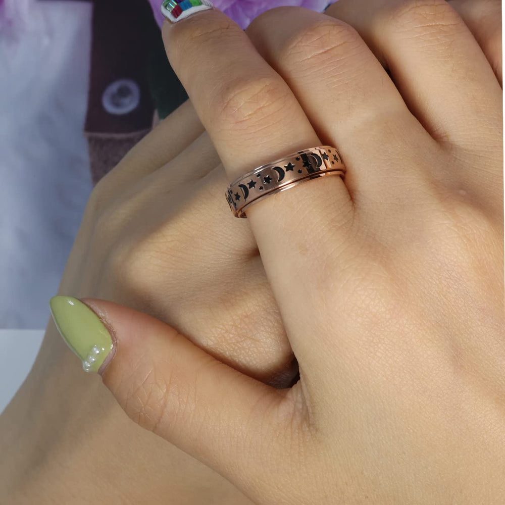 AmorArtSky spinner ring color options versatile styles
