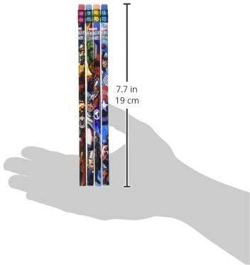 Gift-ready Avengers pencils set appeals to young fans at school or home.