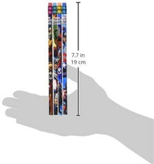 Gift-ready Avengers pencils set appeals to young fans at school or home.