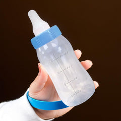 Amscan bottle bank with wipe-clean surface offers easy reuse for future parties.