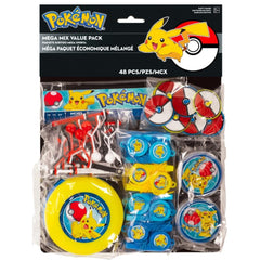 Amscan Pokemon party favors set with mini clackers for lively activities.