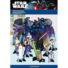Amscan Star Wars Galaxy of Adventures table decoration reveals detailed design ideal for collectors.