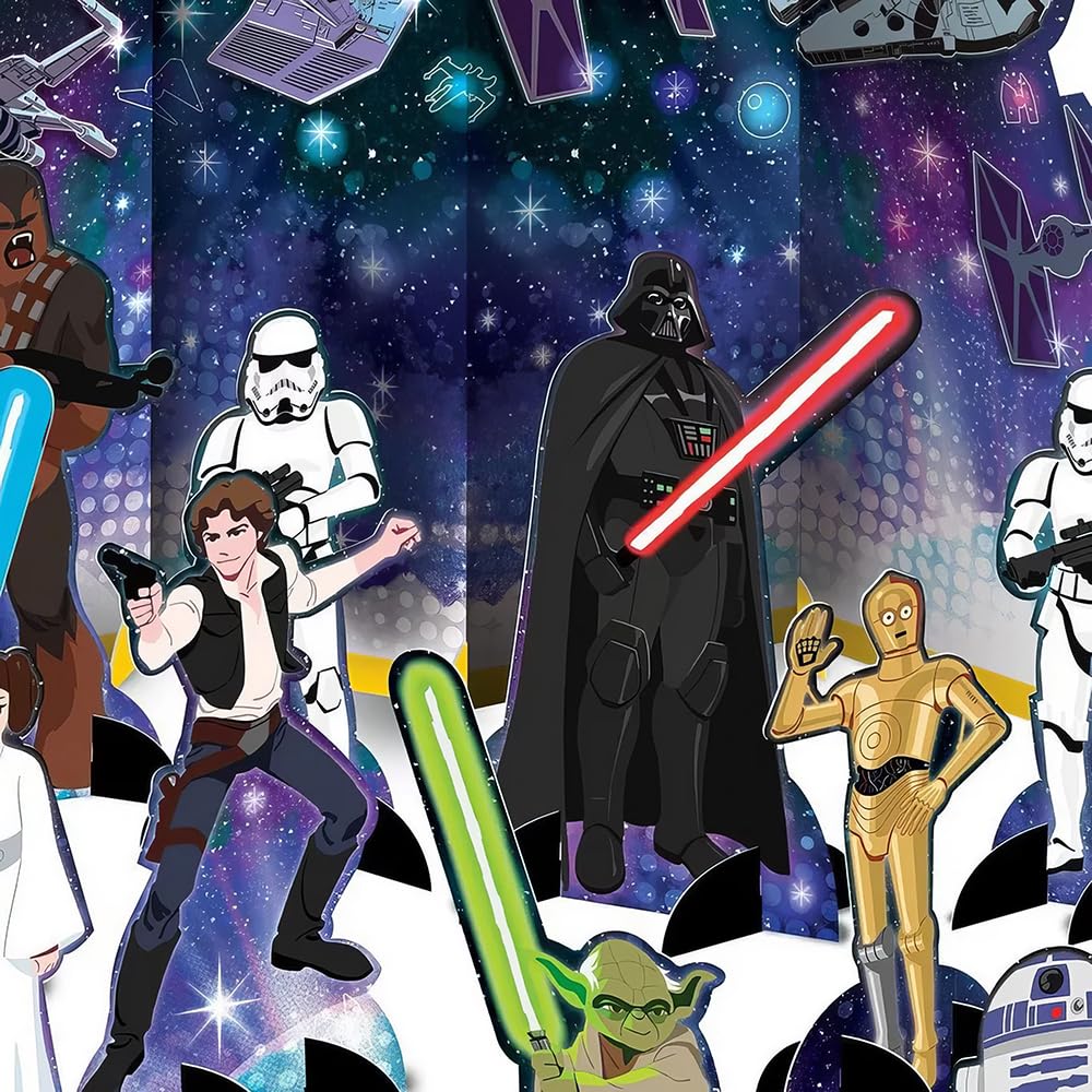 Amscan Star Wars Galaxy of Adventures centerpiece adds themed focal point to celebrations.