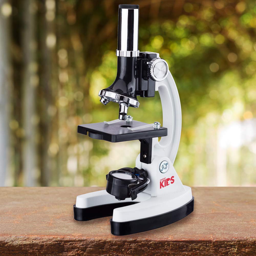 AmScope M30-ABS-KT2-W-WM LED light ensures bright, detailed viewing.