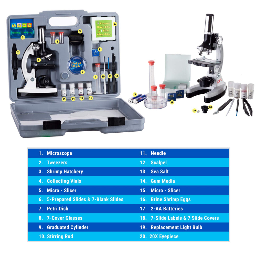 AmScope M30-ABS-KT2-W-WM sample slides enable quick prep.