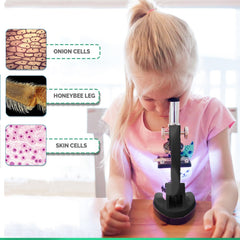 AmScope M30 LED lighting provides bright, clear illumination for slides