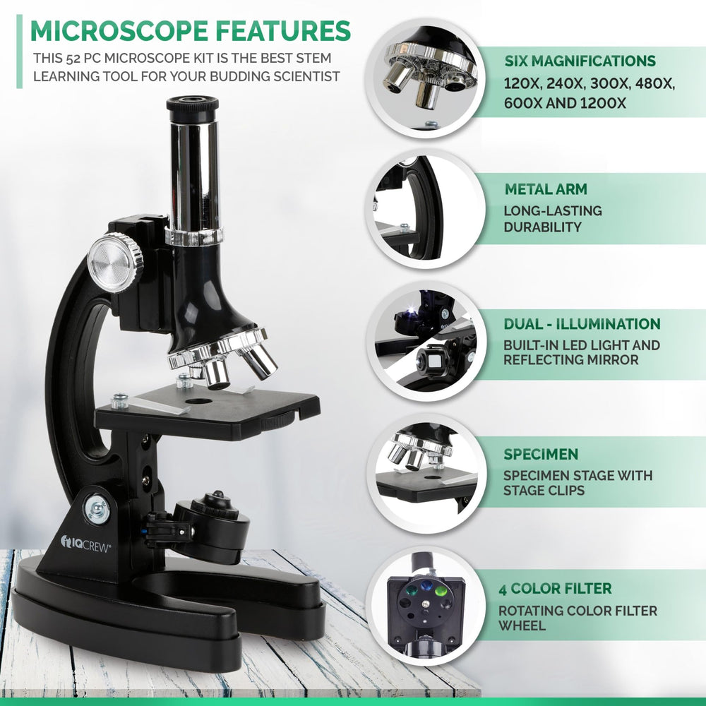 AmScope M30 stage with dual spring clips holds specimens securely