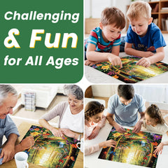 Amusding family game night puzzle: ideal for shared conversation and connection.