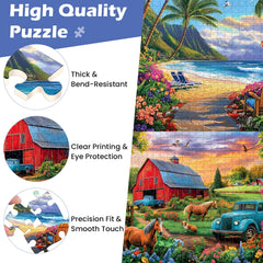 Amusding Matte Finish: glare-free surface enhances color clarity.