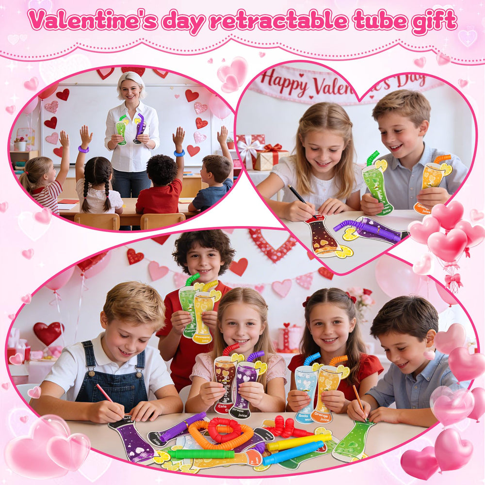 Amy & Benton bright pop-tube fidget toys; BPA-free plastic for safe sensory play.