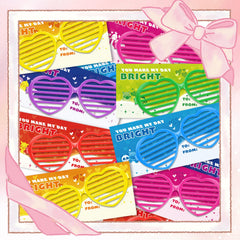 Amy & Benton colorful printing enhances the festive Valentine cards