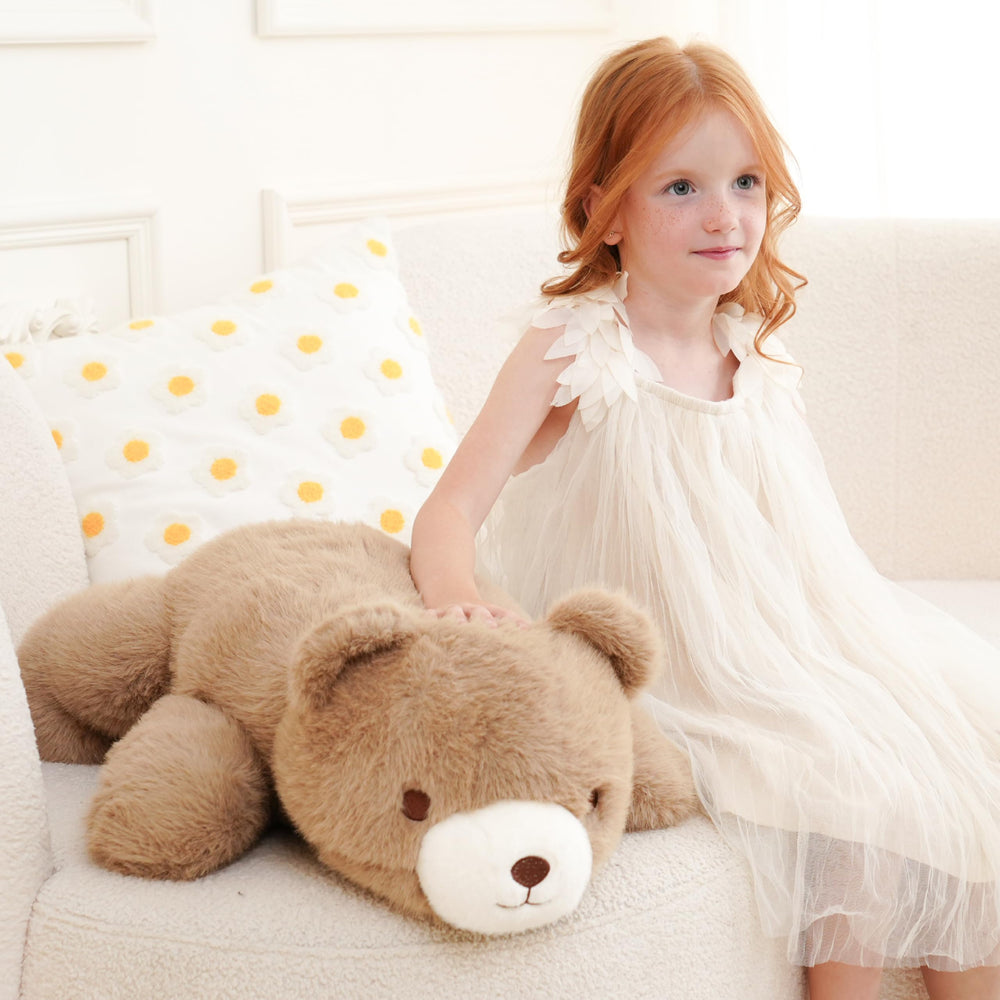AmyToo weighted bear machine washable for easy care and long-lasting use.