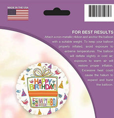 Anagram Balloon bouquet flat packaging for easy storage.