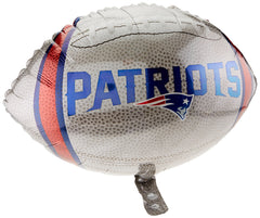 Anagram New England Patriots Jr. shape foil balloon adds festive NFL vibe to parties.