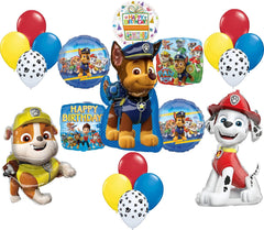 Anagram Paw Pups Rubble 32-inch foil balloon decor for hero birthday setup