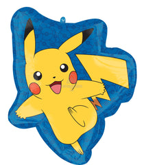 Anagram Pokémon red star 18-inch balloon adds bold color to decor.