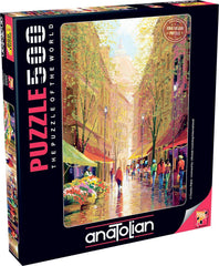 Anatolian Florence puzzle box front with vibrant colors for family puzzle time.