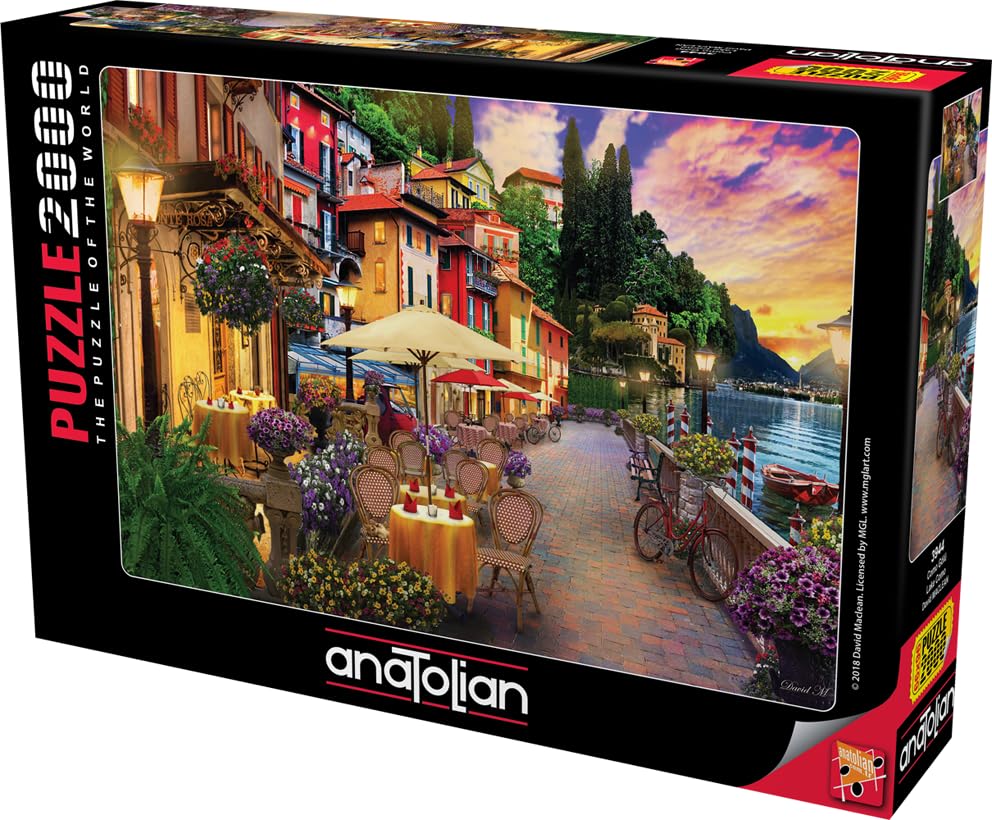 Anatolian Lake Como 2000-piece puzzle assembly scene for a satisfying build