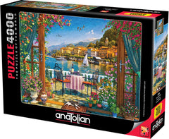 Anatolian Puzzle Como Terrace assembly area shows layout for focused group play.