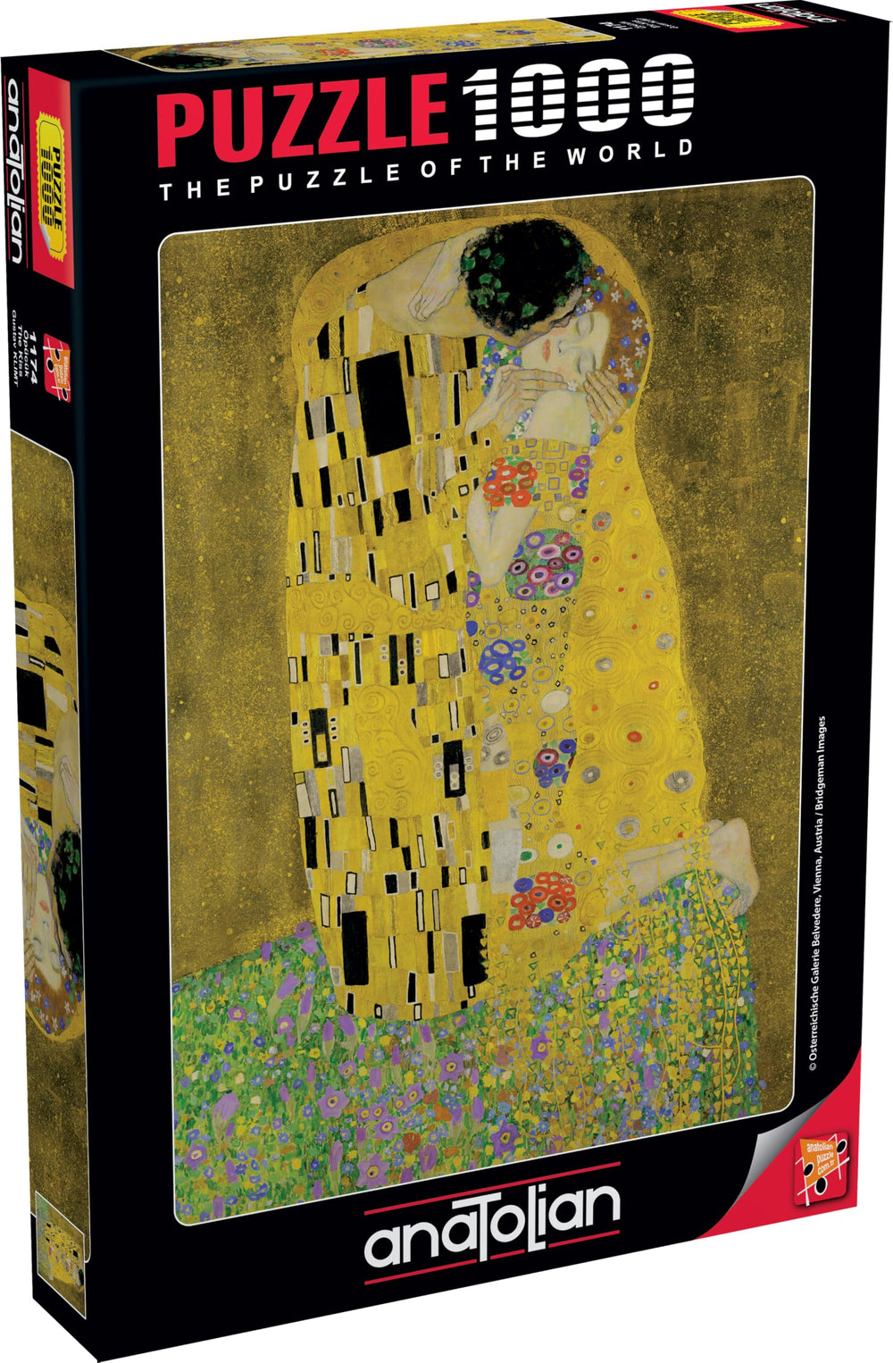 Anatolian The Kiss edge pieces focus, helps you plan the puzzle layout efficiently.