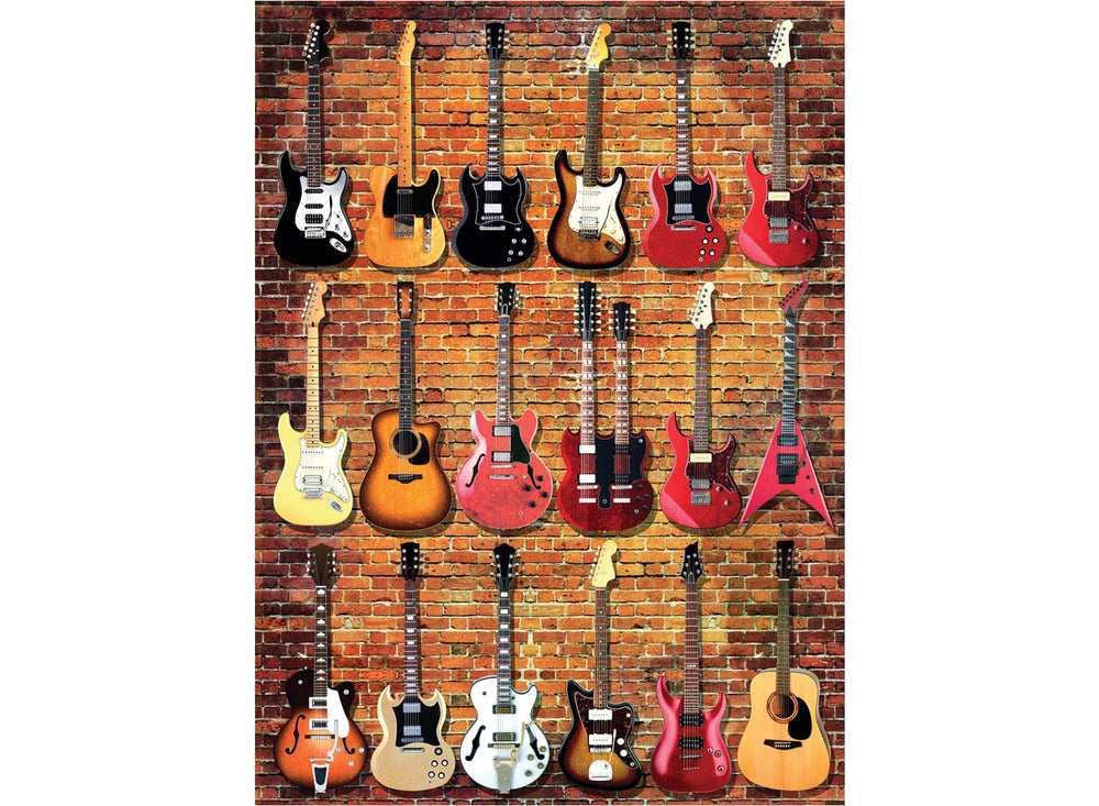 Anatolian Guitar Collection 1000-piece puzzle with vibrant colors for family nights.