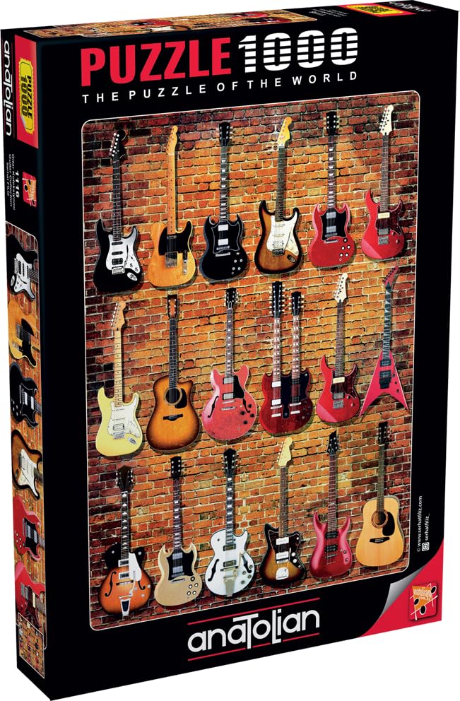Close-up of Anatolian Guitar Collection colors for an engaging challenge.