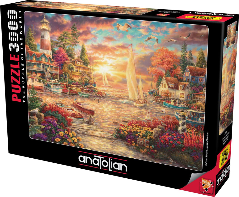 Anatolian Puzzle Into The Sunset edge detail highlights piece fit and precision, aiding smooth assembly.