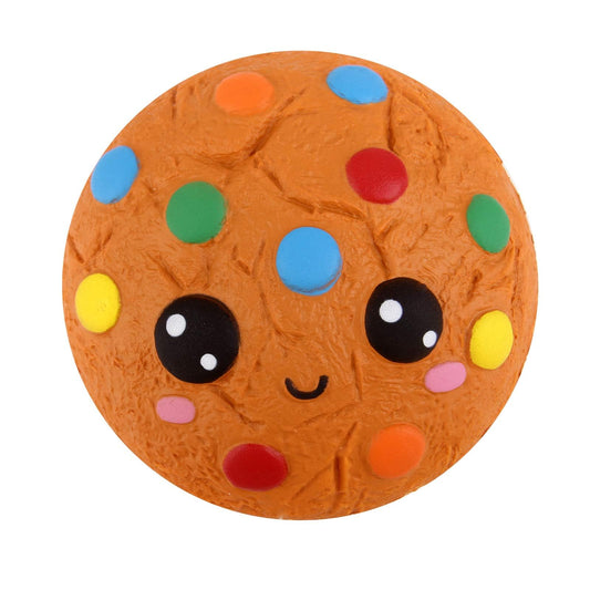 Anboor Kawaii Squishies pink cookie; soft texture for calming squish and fidget play.